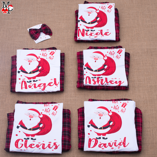 Set de Pijama Navideñas para niños, Chirstmas Plaid 2.0, DISPONIBLE TALLA 4 Y 10