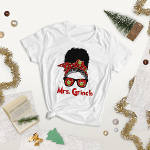 Camisetas blancas familiares, Modelo Mrs. Grinch