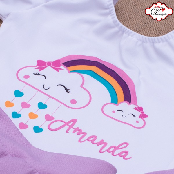 Leotardo personalizado inspirado en Nube y Arcoiris