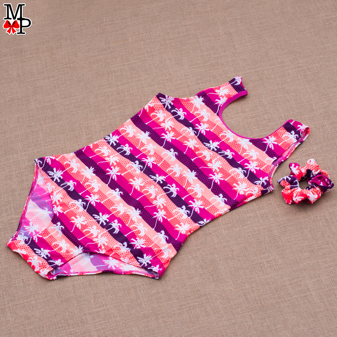 Bañador de mujer, estampado Tropical Vibes, disponible tallas desde S hasta XL