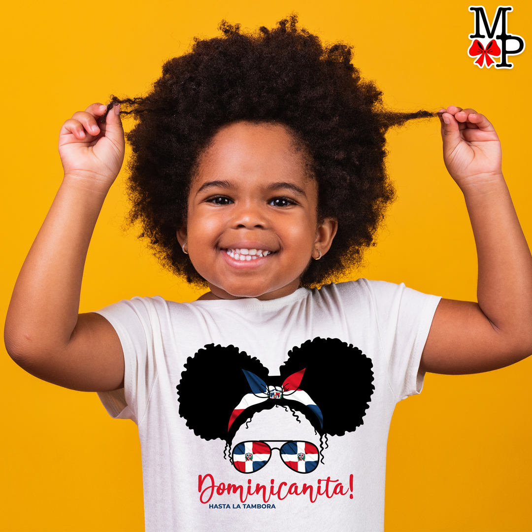 Camiseta personalizada para niñas Dominicana hasta la Tambora