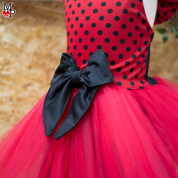 Vestido para niña inspirado en Mariquita, disponible desde talla 12 meses hasta #14