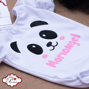 Leotardo personalizado Inspirado en Panda rosado