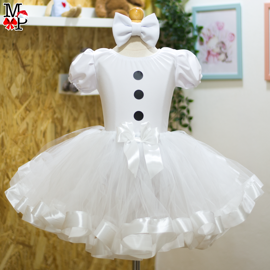 Set de tutu inspirado en muñeco de Nieve,  desde talla 12 meses hasta #14