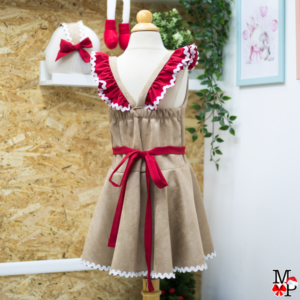 Vestido para niñas inspirado en Galletita de Genjibre, desde talla 12 meses hasta #12