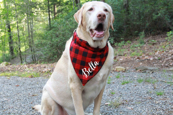 Bandana personalizada para perros, diseños navideños